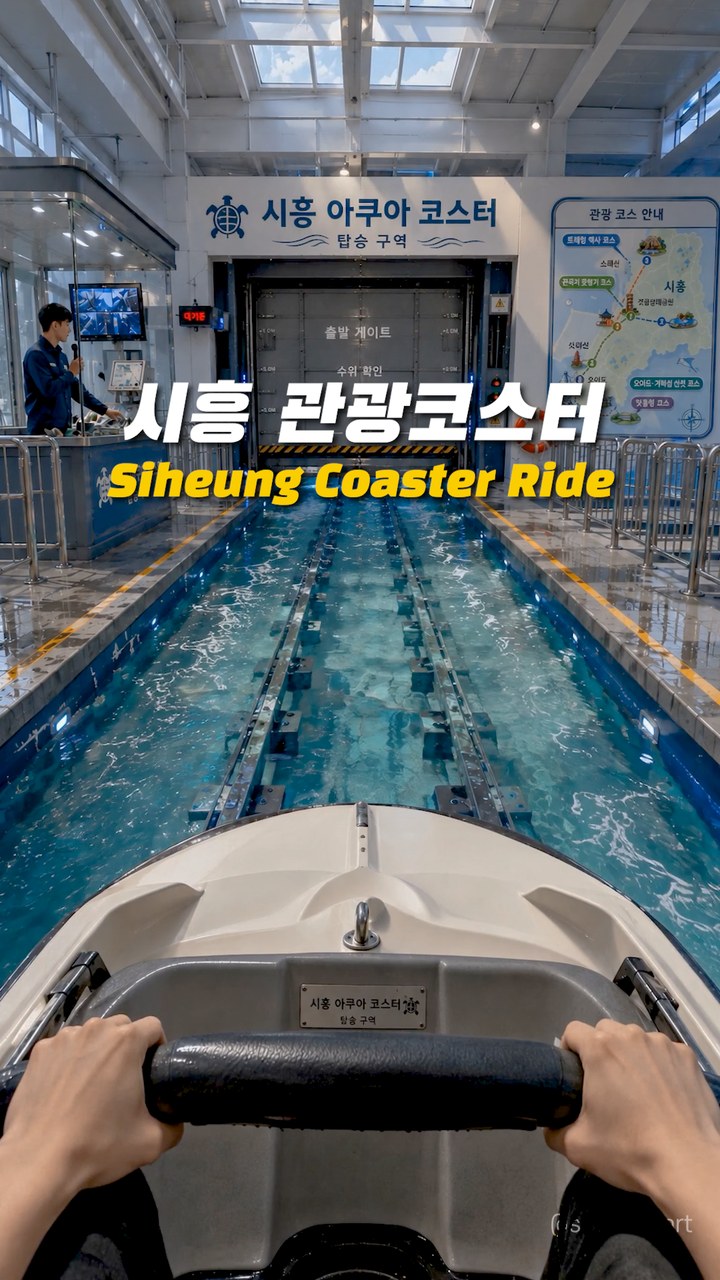 시흥 아쿠아코스터 1인칭 POV — 지자체 관광 홍보 영상, AI 영상 제작 하무인